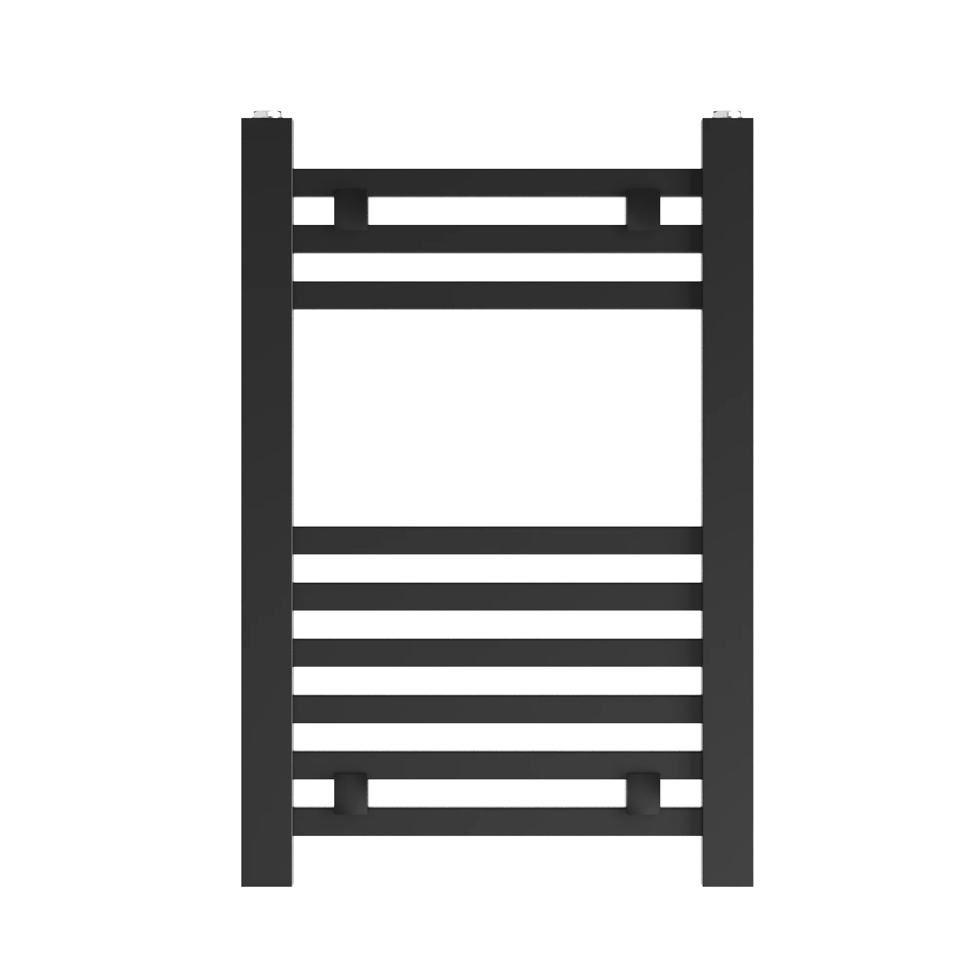 GRZEJNIK ŁAZIENKOWY CZARNY DRABINKOWY 60x40 cm KALORYFER NOWOCZESNY BERGEN
