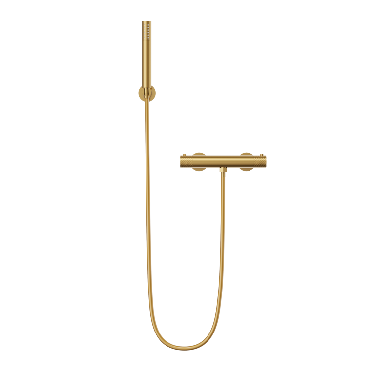 ROY PRO natryskowa termostatyczna_zlota szczotkowana_u1