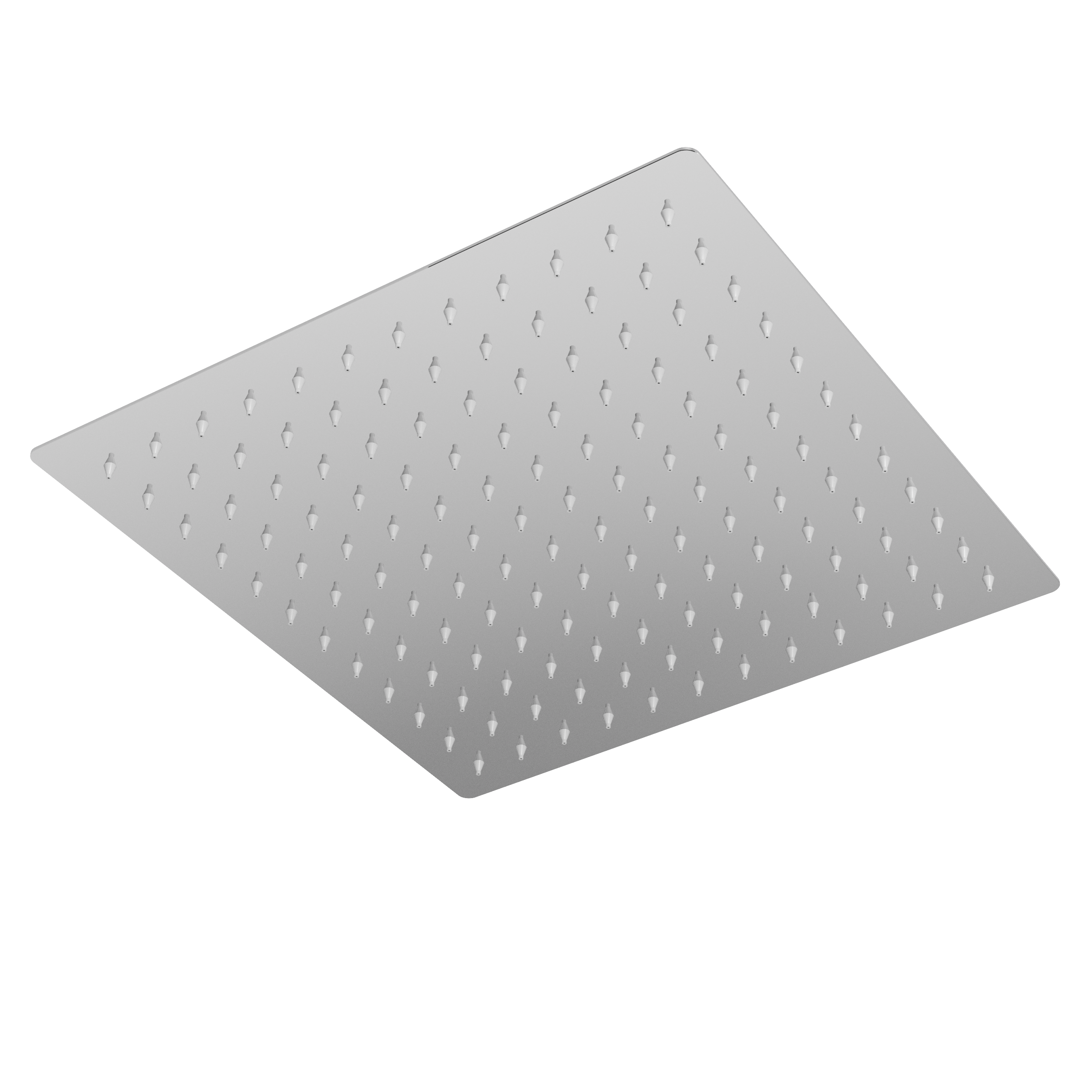 Deszczownica natryskowa prysznicowa kwadratowa chrom SLIM do kabin 30 cm