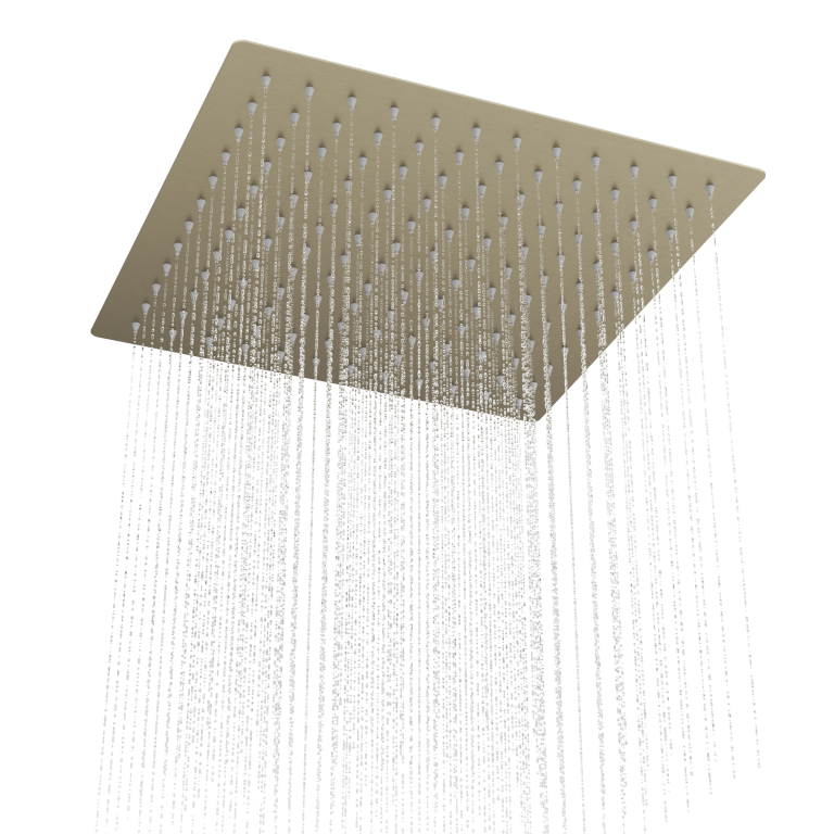 Deszczownica kwadratowa 30x30_szczotkowane złoto_u3