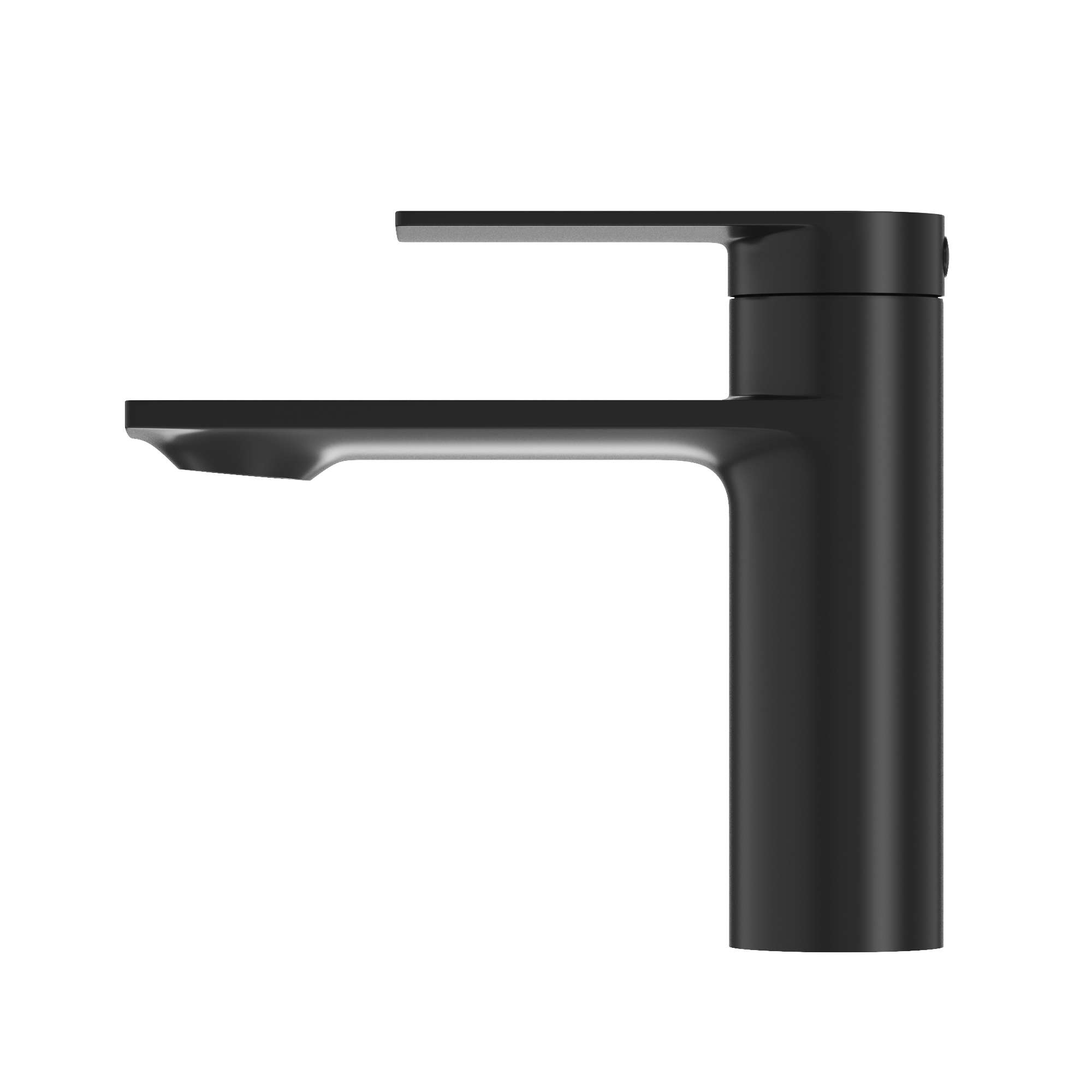 Bateria umywalkowa niska do łazienki stojąca CZARNA kran do umywalki CABO