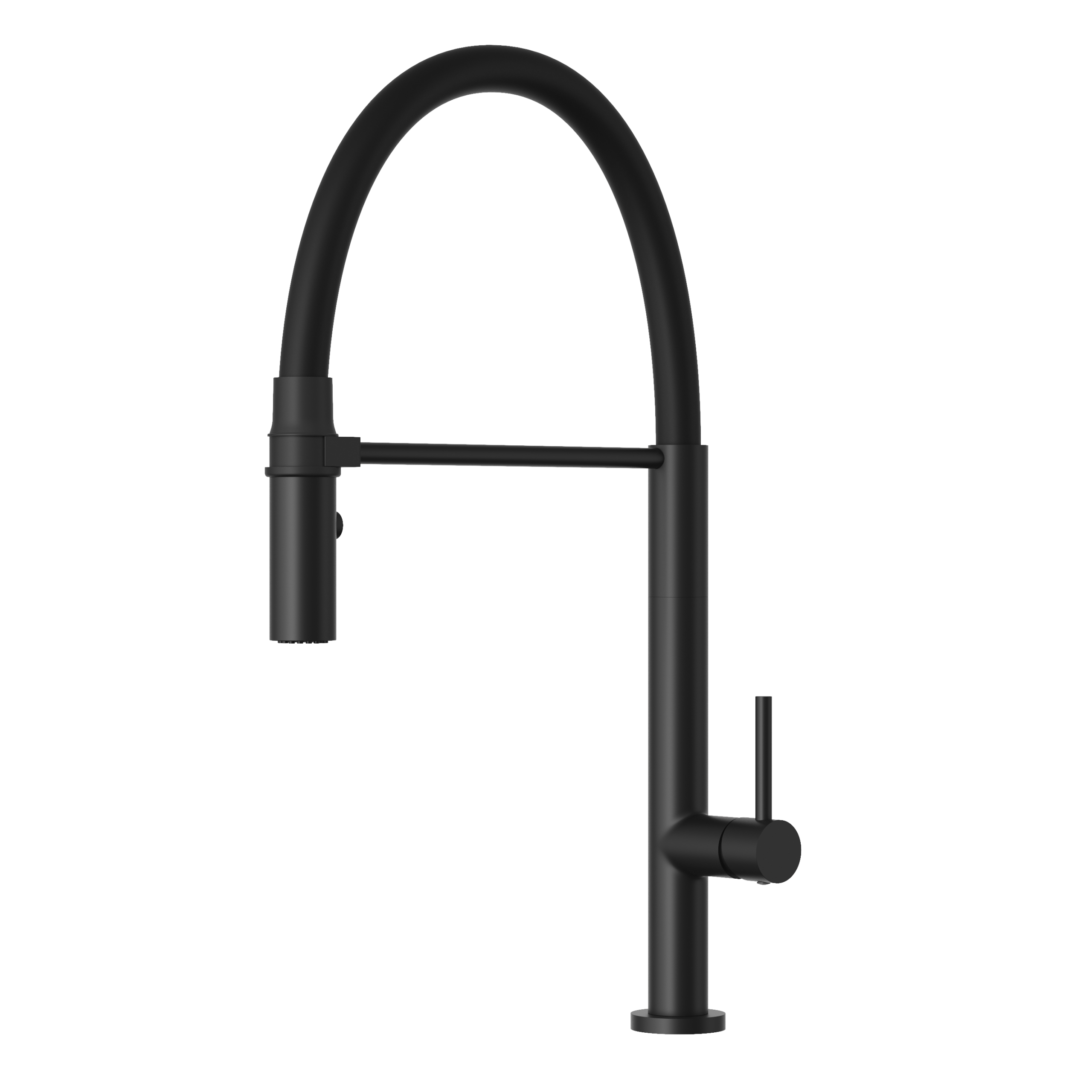 Bateria kuchenna Kran Czarny Elastyczna wylewka Stojąca na magnes Scala