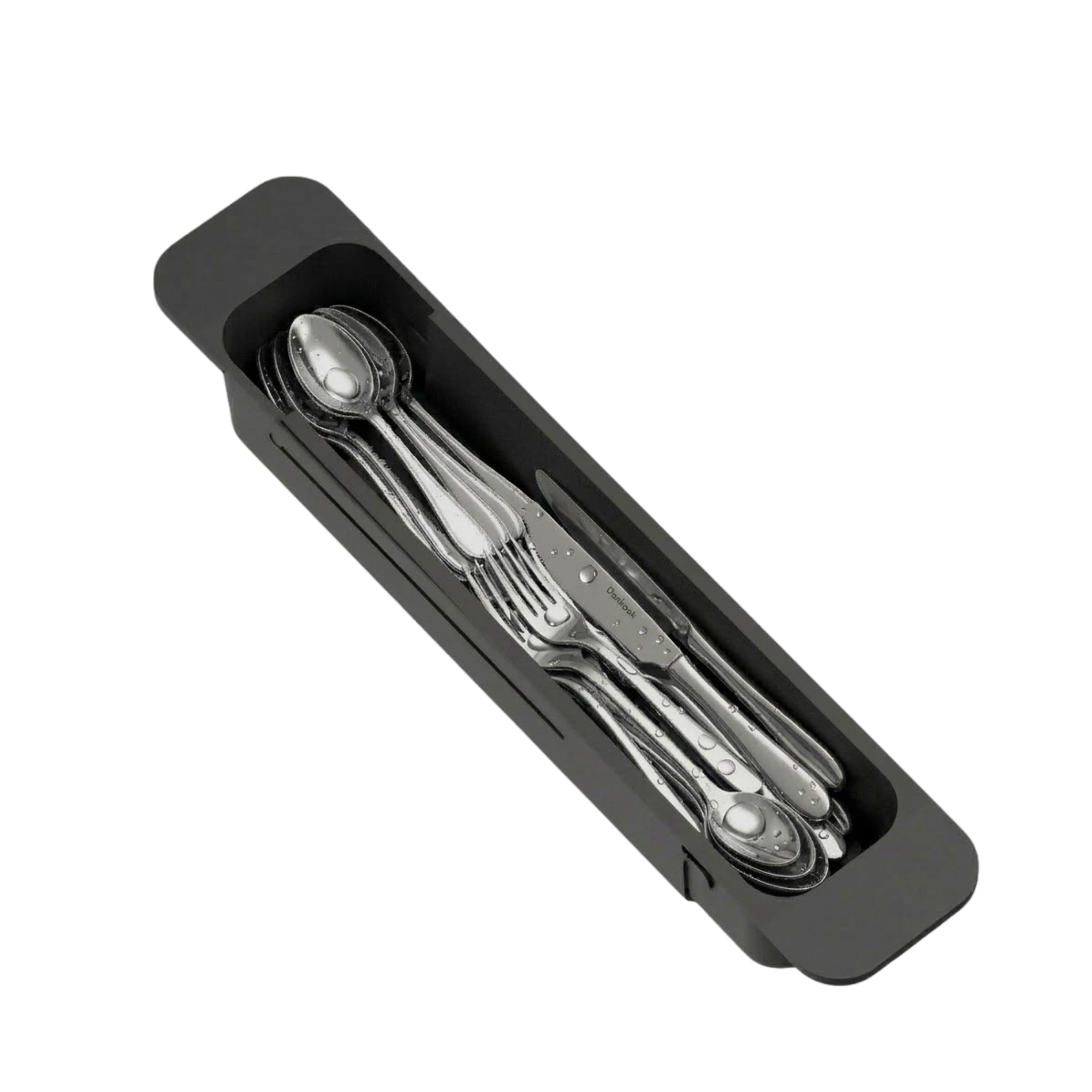 Ociekacz teleskopowy slim czarny